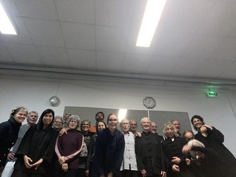Le groupe de l'Académie Huojia