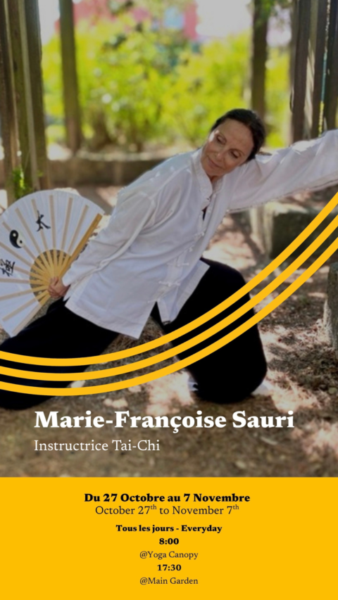 Affiche — Marie-Françoise Sauri, instructrice de tai chi